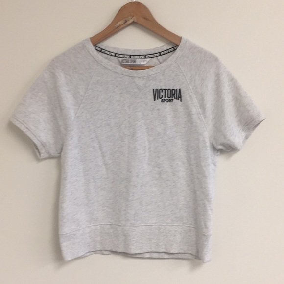 Victoria's Secret Tops - Victoria Sport Shortsleeved Sweatshirt Top Sz M
